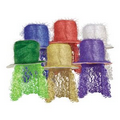 Tinsel Top Hat w/ Curly Wig